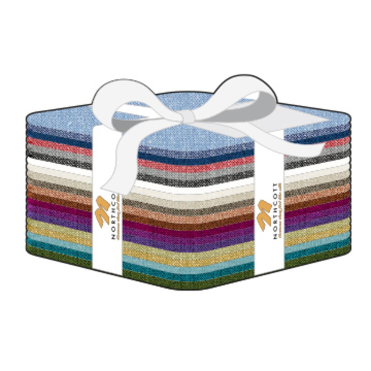 Chambray Fat Quarter Bundle by Deborah Edwards for Northcott (FQCHAMB20-10)